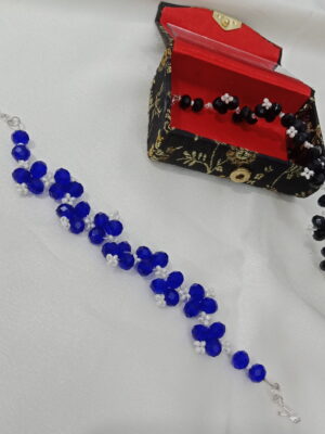 navy blue crystal bracelet