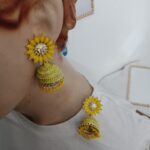 jhumkas, Enamel coated Bali