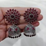 Oxidized Jhumkas