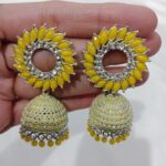 Yellow Jhumka