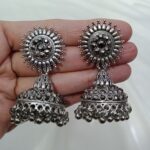 Oxidized Jhumkas