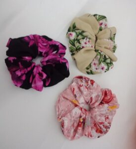 Printed Scrunchies