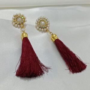 Tasseled earring