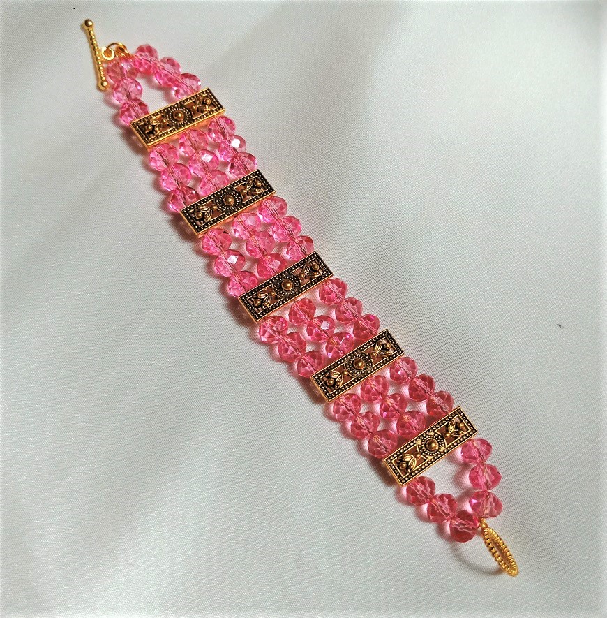 Strawberry Crystal Bracelet Pink Crystal Single Circle Bracelet Female  Helper Love Birthday Gift Pink Jewelry  Fruugo IN