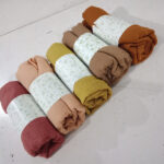 Crinkled Cotton Stole Set